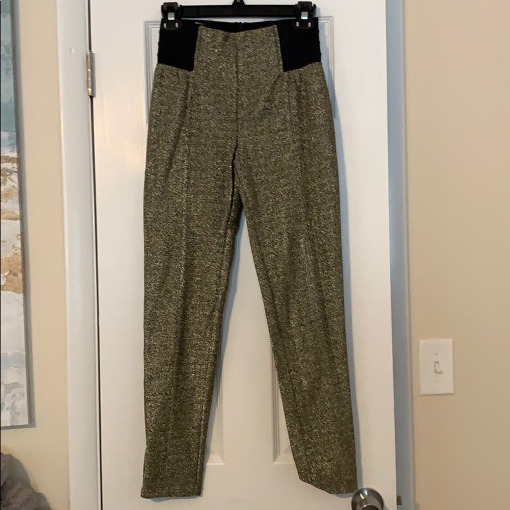 Beautiful gold trouser pants